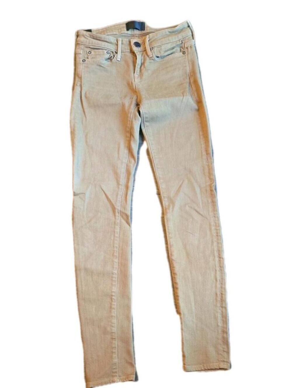 Vince Skinny Khaki Jeans Pants Sz 24 Womens Brown Casual Minimalist